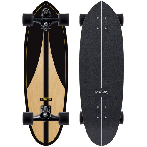 Surfskate complet black - surfskate,