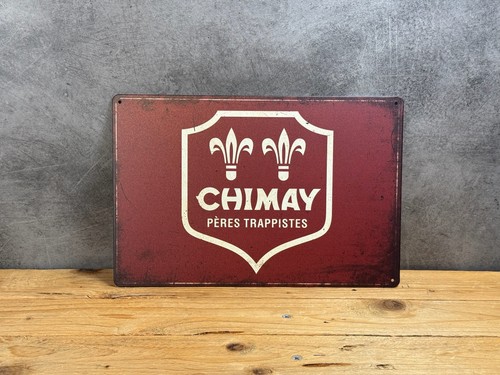 Plaque métal chimay - plaque, 156