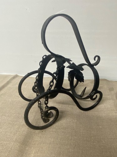 Ancien porte bouteille - , fer