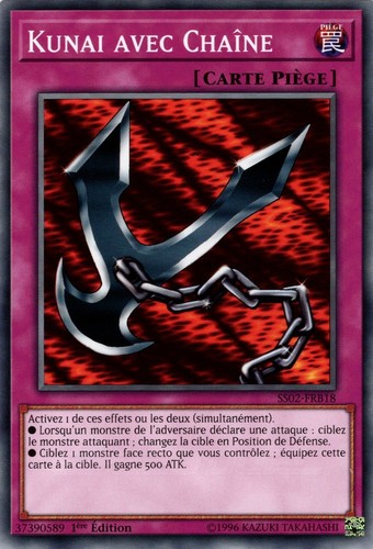 Kunai avec chaîne - yu-gi-oh!,