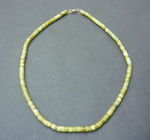 Collier perles 4mm jade - perles,