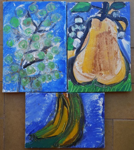 Lot petits tableaux de - 3,