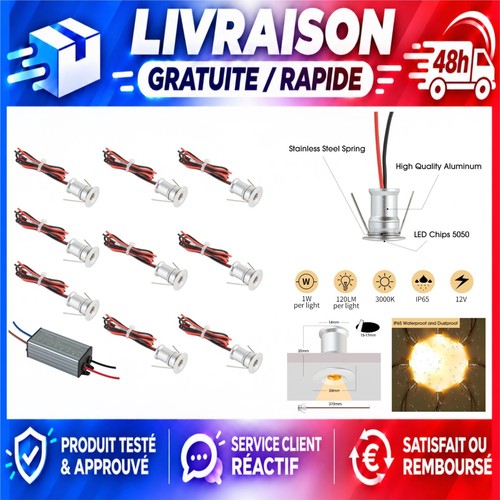 Mini spot led encastrable - led,