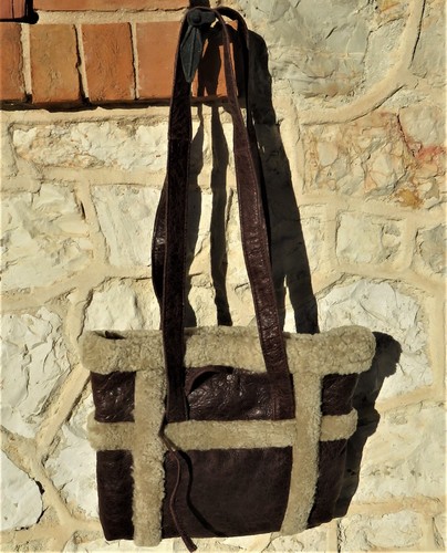 Grand sac mouton retourne neuf - retourne,
