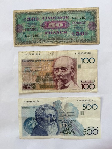 Lot billets anciens 50 - 3,