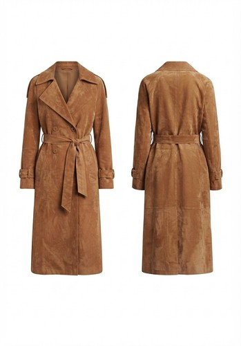 Trench coat long fluide neuf - trench,