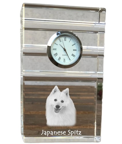 Spitz japonais horloge - , à