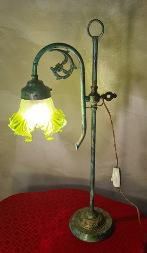 Lampe laiton jolie patine - laiton, et