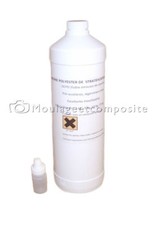 Résine polyester sanitaire de coulée  ivoire 1 kg + catalyseur pmek