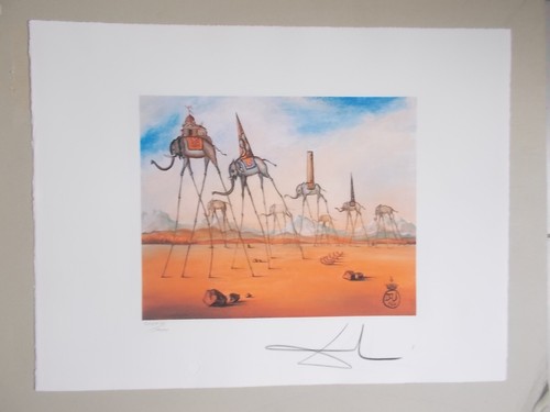 Lithographie salvador dali - dali, "
