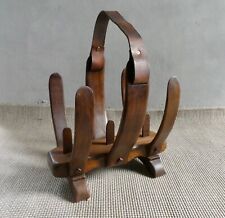 porte revue en bois massif, brutaliste, attribué à Guillerme et Chambron, an 60