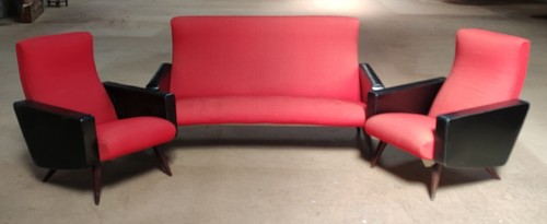 Salon banquette fauteuils - banquette, 2