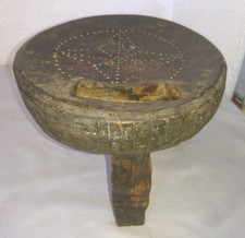 ANCIEN TABOURET SCULPTURE  ART