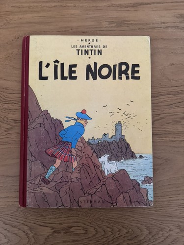 Tintin ile noire rare - tintin, l'ile