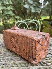System box & folk art & Auvergne & Auvergne & wood