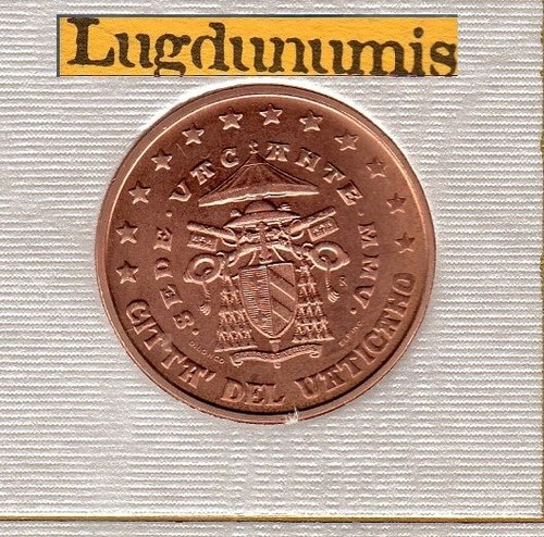 Vatican 2005 centimes euro - 2005, d'euro