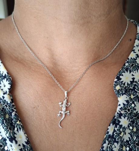 Collier chaîne pendentif - chaîne, en
