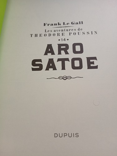 Aro satoe theodore poussin - satoe,