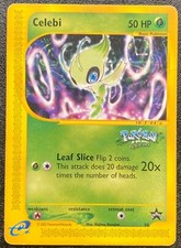 Celebi 50  - Vintage WOTC Black Star Promo (2002) E-Reader / E-Series - MP
