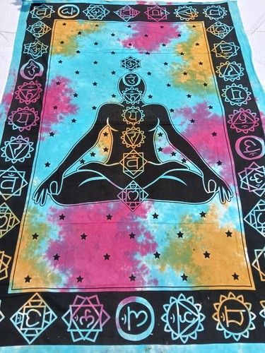 Chakras couvre lit batik - chakras, mural