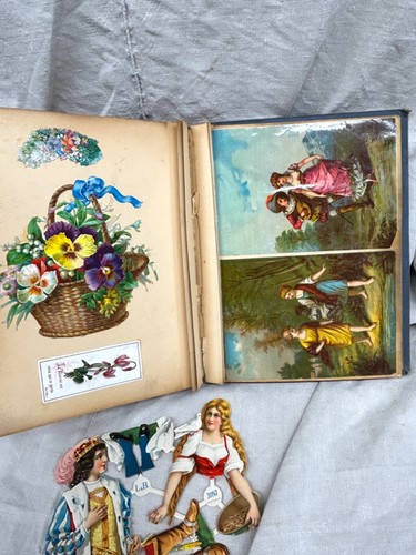 Album scrapbook ancien époque - scrapbook,