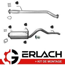 Echappement silencieux pour Isuzu D-Max 2.5 CRDi 7598