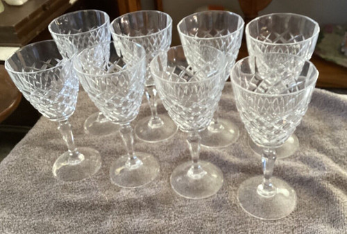 Vintage wine hand blown - 8,