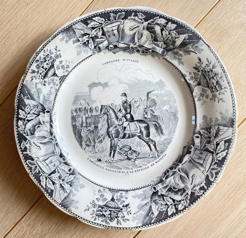 Assiette parlante creil - parlante,