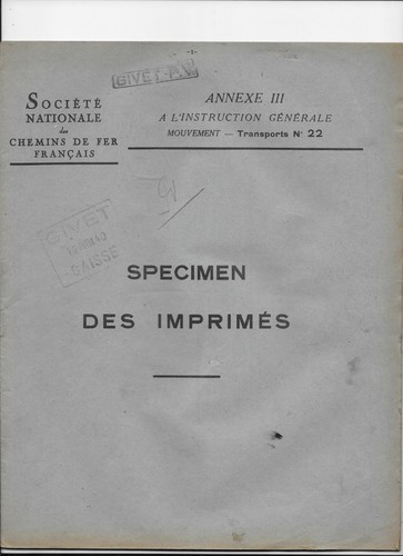 Sncf specimen des - sncf,