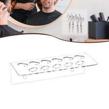 Porte-ciseaux mural à 11 emplacements pour salon de toilettage et de