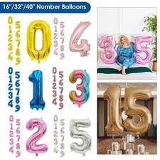 Grand Feuille Ballons Numéro