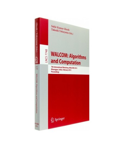 Walcom algorithms and - walcom:,
