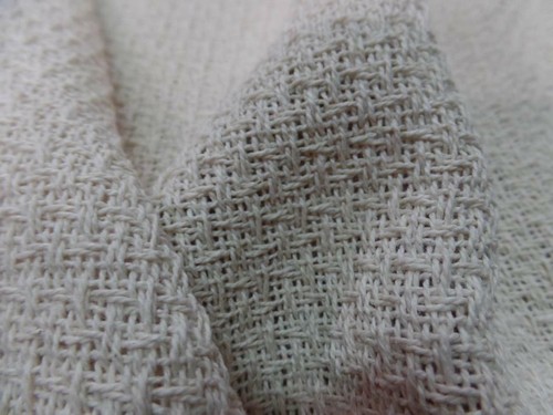 Tissu coton lin tissage