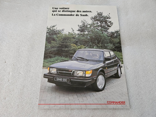 Brochure saab 900 turbo - 80',