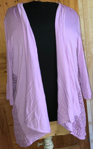 Gilet fin jersey lilas - fin,