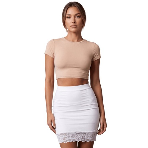 Jupe longue blanche femme - blanche,