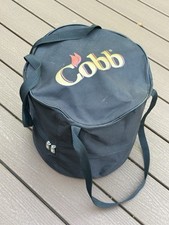 Cobb Charcoal Cooker BBQ Stainless Portable/Tailgate Grill/Smoker W/ Travel Bag