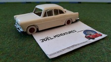 SIMCA ARIANE white 1/43 NOREV plastic chassis sheet metal MADE IN FRANCE car mini