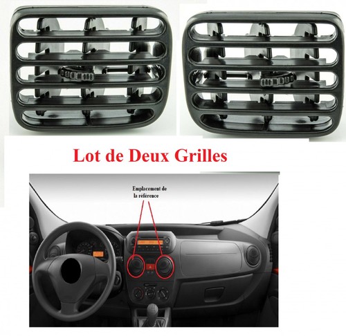 Deux grilles ventilations - grilles, de