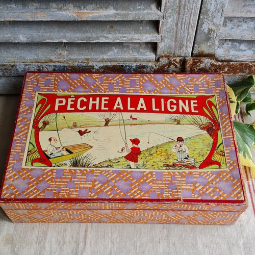Ancien jeu peche ligne - ancien, a