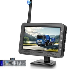 Caméra de Recul sans Fil, Moniteur TN 4,3 Pouces, Étanche IP68/Vision Nocturne G