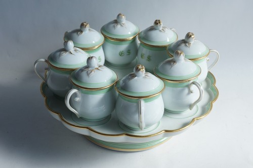 Service crème porcelaine - à,