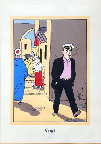 Tintin sérigraphie coll - sérigraphie,
