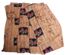 Sari indien vintage imprimé