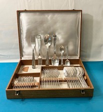 Ménagère 36 pièces CHRISTOFLE ALFENIDE modèle PARIS métal argenté couvert table