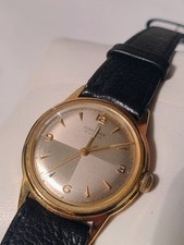 Junghans Mens Vintage 17 Jewels Watch 93/1 Movement RARE Dial Trilastic?