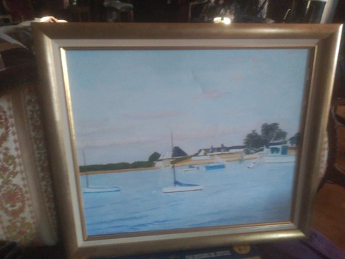 Joli tableau bord mer bateaux - joli,