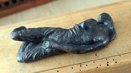 Femme nue bronze signé - femme,