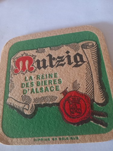 Ancien sous bock bière mutzig - bock,