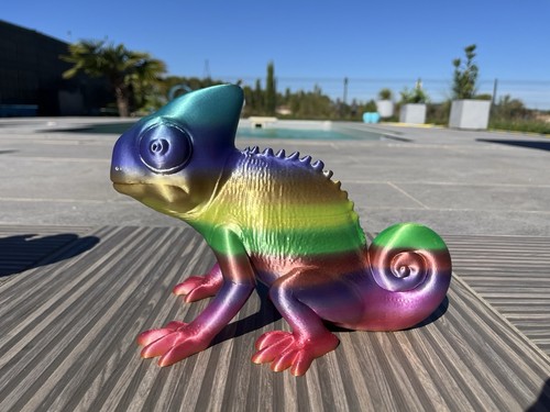 Figurine caméléon